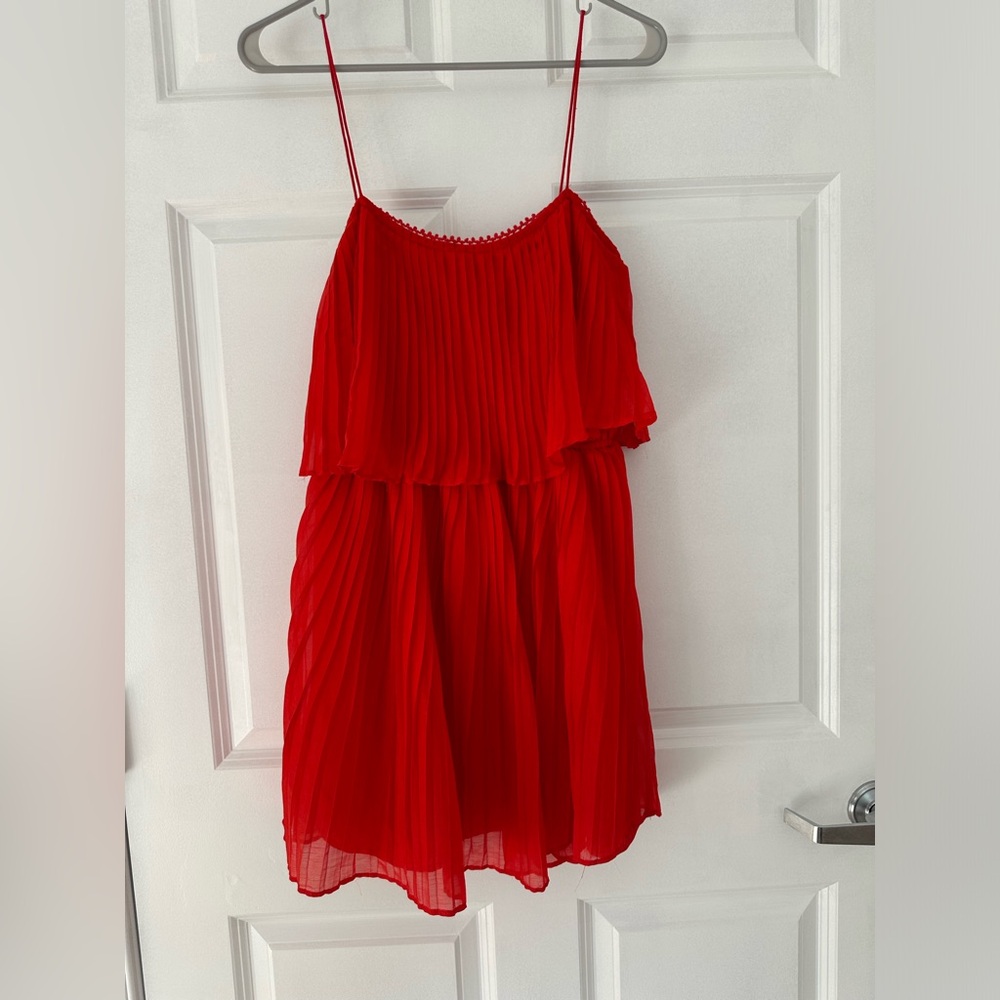 Zara mini red dress